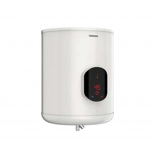 سخان مياه تورنيدو كهرباء 45 لتر لون أوف وايت مزود بشاشة ديجيتال EWH-S45CSE-F