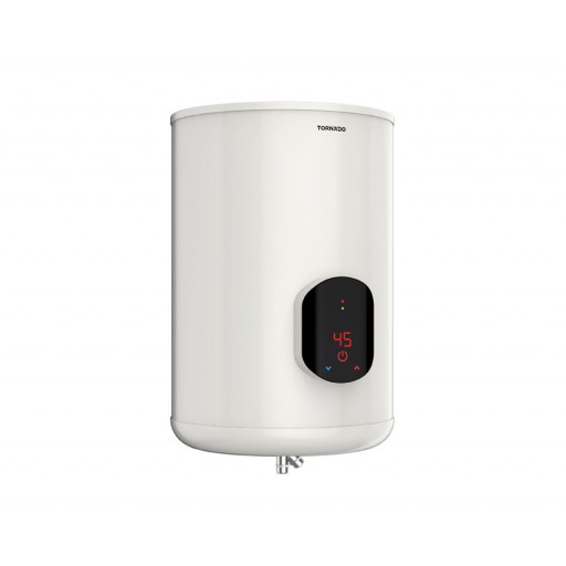 سخان مياه تورنيدو كهرباء 55 لتر مزود بشاشة ديجيتال لون أوف وايت EWH-S55CSE-F