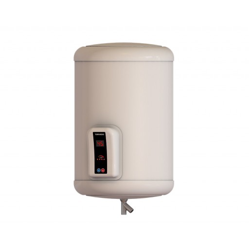 سخان مياه تورنيدو كهرباء 35 لتر لون أوف وايت مزود بشاشة ديجيتال EHA-35TSD-F