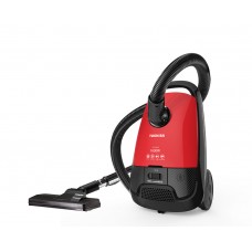 مكنسة كهربائية توشيبا 1600 وات لون أحمر × أسود مزودة بفلتر هيبا و فرشاة للأتربة VC-EA1600SE